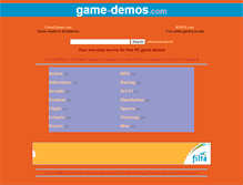 Tablet Screenshot of game-demos.com